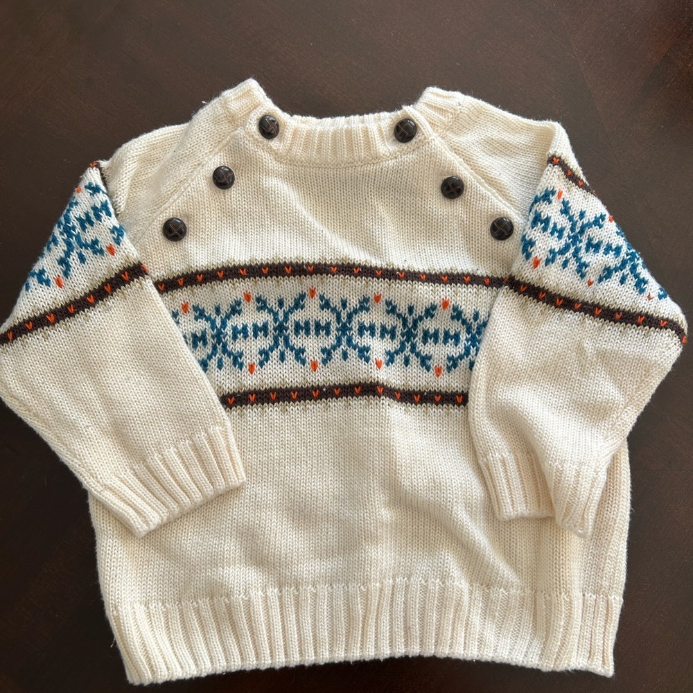 Vintage holiday toddler sweater size 18m 🤶